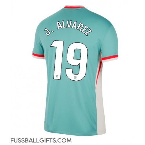 Atletico Madrid Julian Alvarez #19 Fußballbekleidung Auswärtstrikot 2024-25 Kurzarm